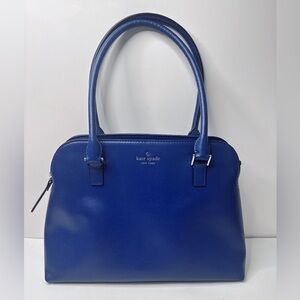 Kate Spade Greene Street Small Mariella Shoulder Leather Satchel Bag Ocean Blue